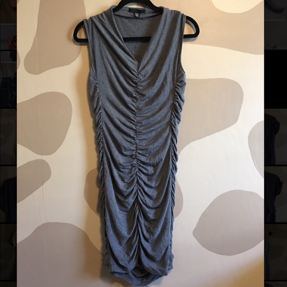 Kenneth Cole Rouched Sleeveless V-neck Dress - Women’s US size M - Picture 2 of 5